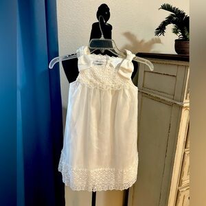 Bonnie Jean white girls dress, size 5
